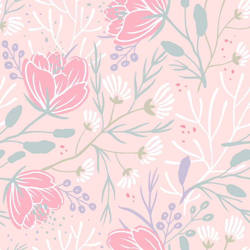 Rosey Posey floral and botanical wallpaper – LH Lifestyle